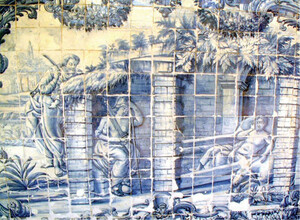 Azulejo 4 representing Vaeniusâs emblem 8