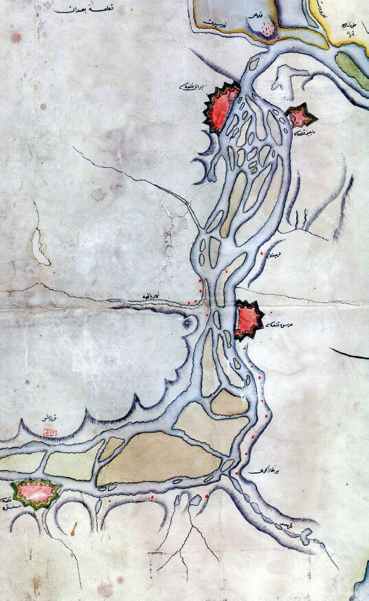 Map of the Dobrudja Plain, Istanbul, eighteenth century