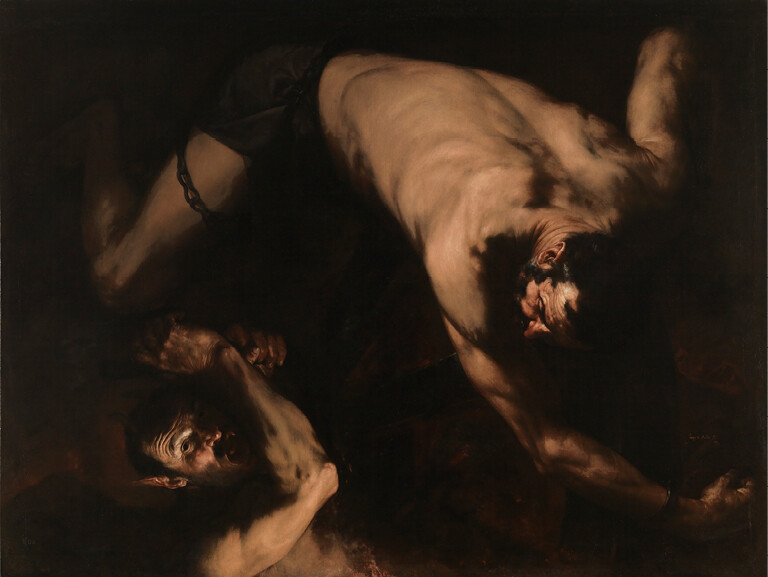 José de Ribera, Ixion, 1632, oil on canvas, 220 à 301 cm, Museo Nacional del Prado, P001114