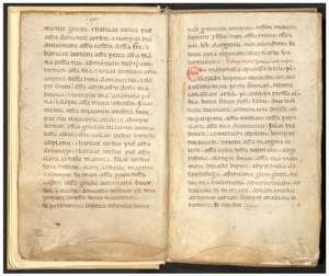 Figure 3: Folios 4v and 5r from the Condaghe di San Pietro di Silki