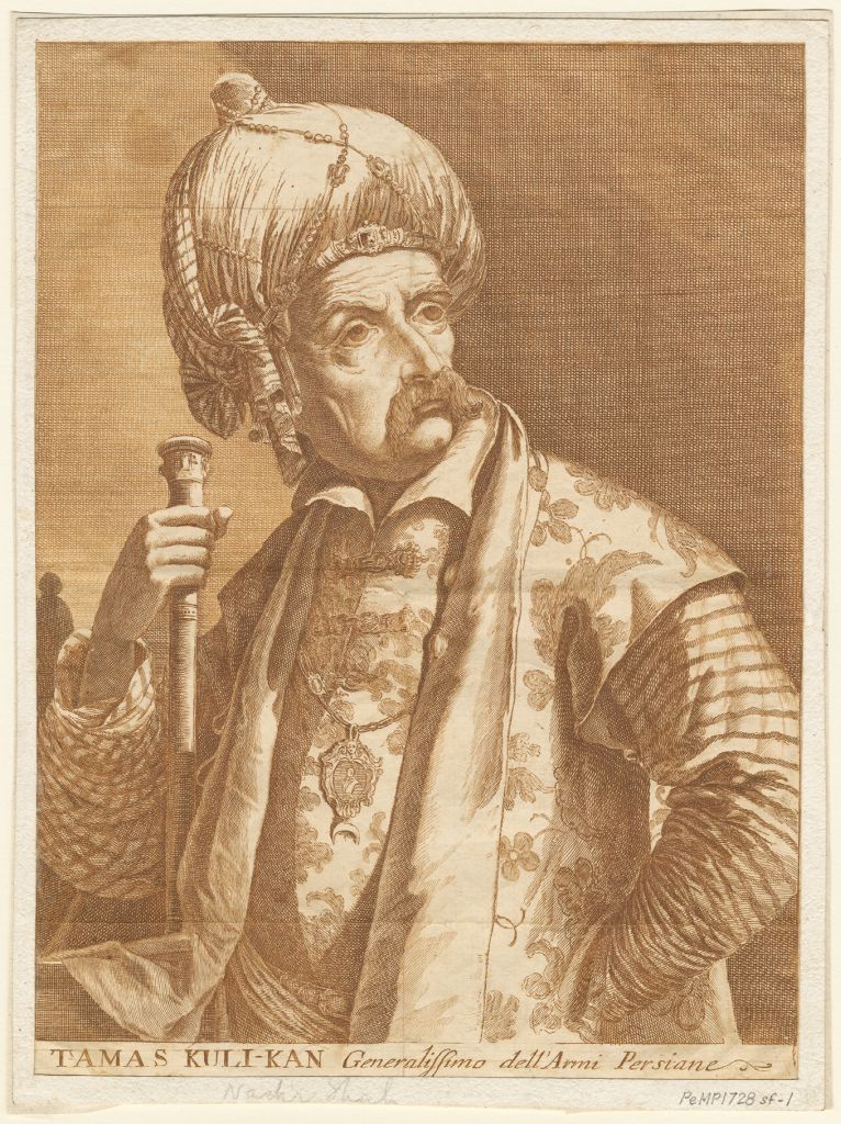 Nader Shah, who expelled the Afghans and reigned over Iran from 1736 to 1747.