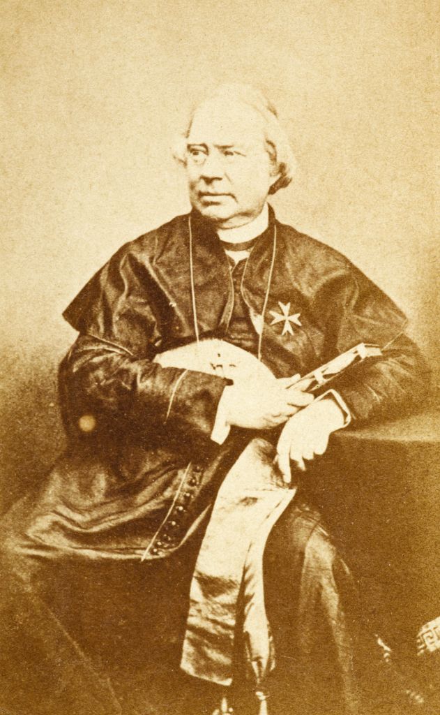 Cardinal Nicholas Wiseman, an English cleric who befriended Sebastiani in Rome.