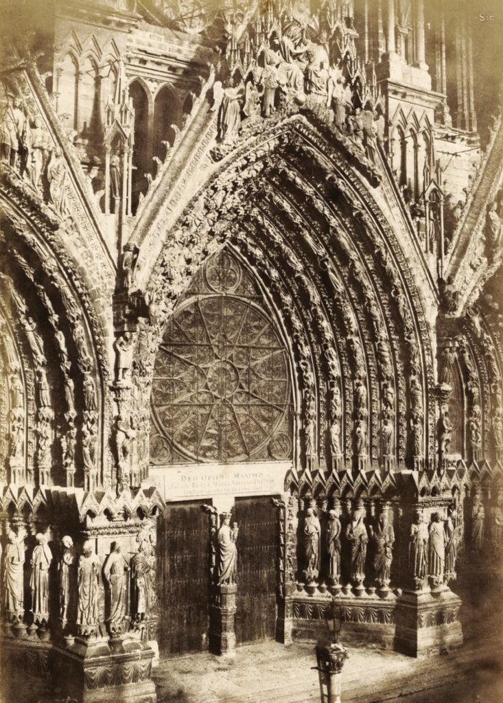 Reims cathedral in France.