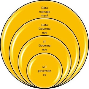 Relationship data management, data governance, IT governance, IoT governance.