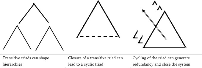 Transitive and cyclic triads
